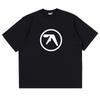 Men's Punk Aphex Print Gothic Harajuku T-Shirt - Hip Hop Summer Short Sleeve Cotton Streetwear Y2K