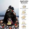 1pc, Snow White and the Seven Dwarfs Home Decor Blanket, Flannel Throw for Bedroom, Living Room, Travel, Camping