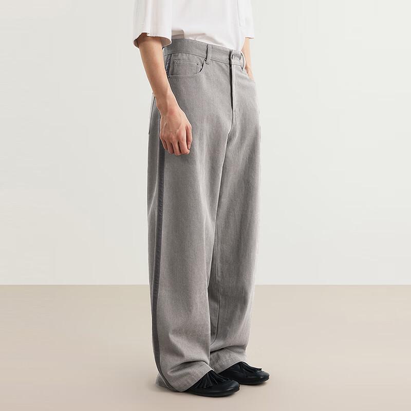 Sketch Men's 2025 Spring Loose Straight-Leg Cotton Denim Jeans