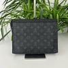 [Pre-Owned] Louis Vuitton Pochette Voyage MM 'Black Monogram Eclipse Canvas' - Very Good #1JVHXTD