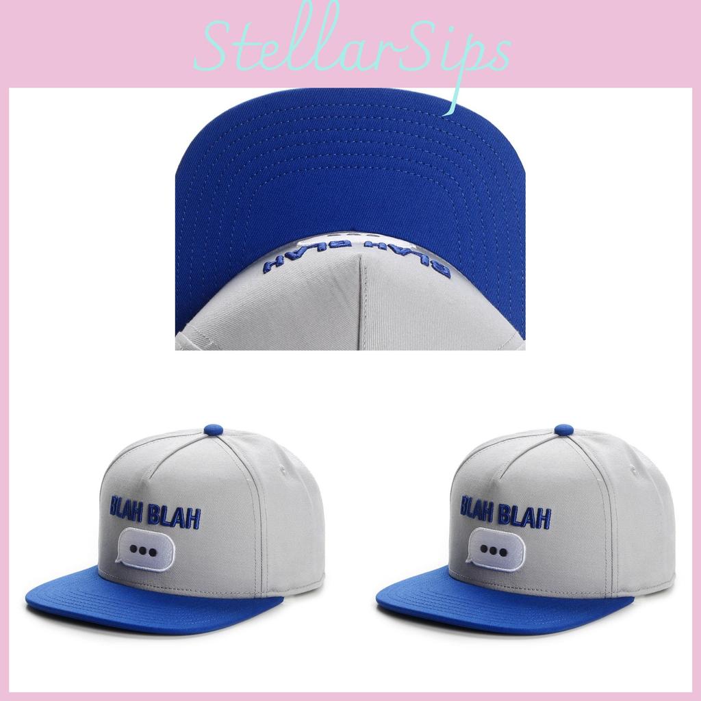Blah Casual Adult Baseball Hat With Wide Brim Sunshade For Beach And Sports Use