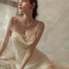 Sexy pajamas women's ice silk summer new pure desire style premium suspender nightdress backless silk loungewear