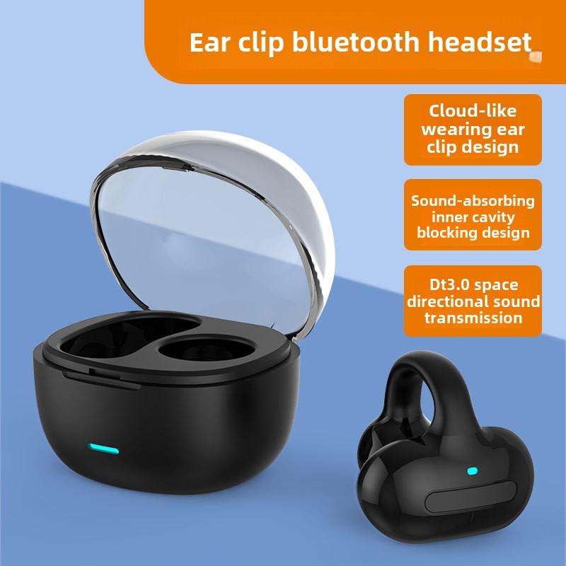 Sluchátka se sponou do uší Bluetooth Bezdrátová sportovní sluchátka s extrémně dlouhou výdrží kostního vedení