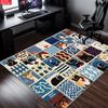 Bohemian Print Rug Anime Rug Living Room Carpet Large Children's Play Carpet Home Decorations Mat Baby Play Mat Gaming Mat