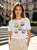 1pcs Funny Cartoon Owl Birds Unisex Tshirts For Girls Fashion Animals Printing Short T Shirts For Unisex Tshirts Lady Tops Tees
