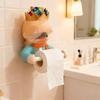 2026 Cute Cartoon Silicone Tissue Box and Ornament for Living Room