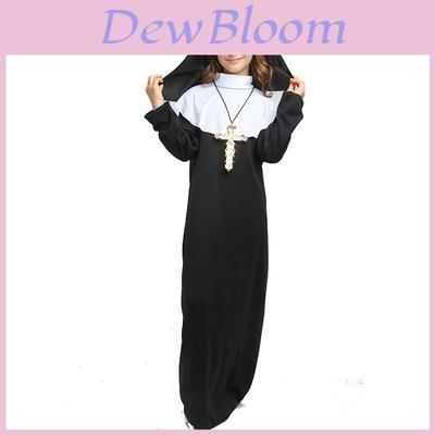 Game Theme Kids Cosplay Priest Robe Costume For Girls Easter Dressup