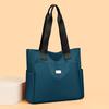 New Women's Bag Large Capacity Oxford Cloth Tote Bag Simple Commuting Multiple Pockets Single Shoulder Armpit Bag