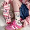 Cute Socks, Socks, Pure Cotton Spring And Autumn Stockings, Personality And Creativity, Trendy Socks, Internet Celebrity Design Sense