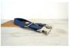 MUTTCO Dog Collar & Leash Set with Deep Blue Bow - UDC-140