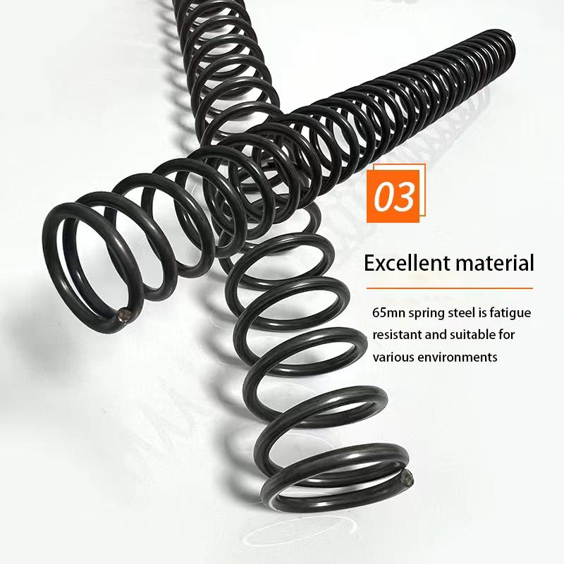 65MN Strong Compression Spring Steel Mechanical Cylindrical Spiral Coil Rotor Return Force Diameter 0.5mm 1.0mm Length 100-500mm