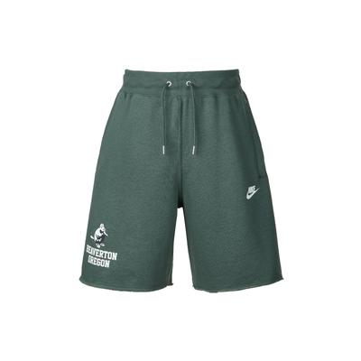 Logo Alumni Letra Renda Casual Shorts Cinco Pontos Masculino shorts Verde Vintage IH0820-338