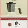 Simple style 1011 new glass tea separation cup household anti-scalding tea cup personal gift