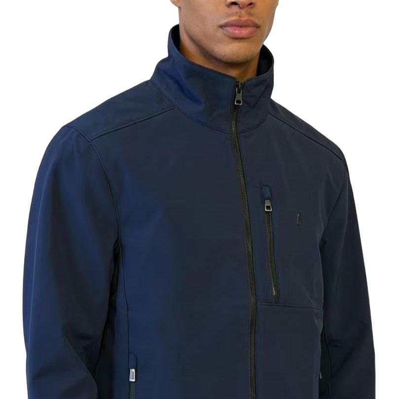 Polo Ralph Lauren Solid Color Logo Embroidered High Neck Long Sleeve Jacket Men jackets 710851387-004