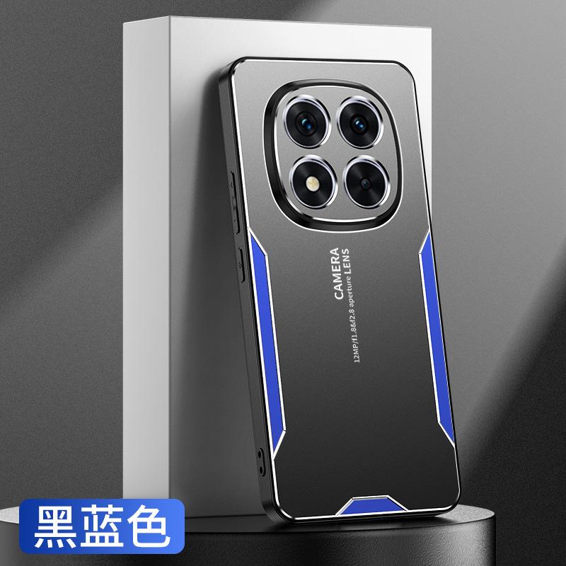 Applicable To Xiaomi Redmi note15Pro Triangular Blade Mobile Phone Case Note14 Metal Note13 Protective Case