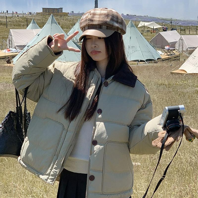 Cotton-padded Jacket Women's Winter Short Loose Korean Version of The Lightweight Jacket, Small Trendy Cotton-padded Jacket
