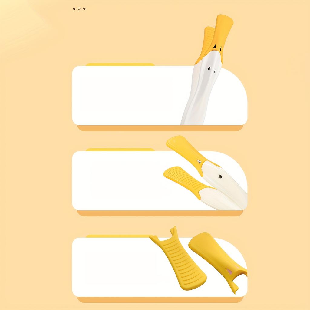 Silikon Toastzange Entendesign, Küchen-Catering-Utensil für Barbecue, Backen, Steak, Buffet, Kuchen, Salat, Brot, Servieren und Kochen, Praktische Aufbewahrung