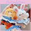 Jinnew Cowboy Ballet Dance Panda Rabbit Bear Small Animal Keychain Plush