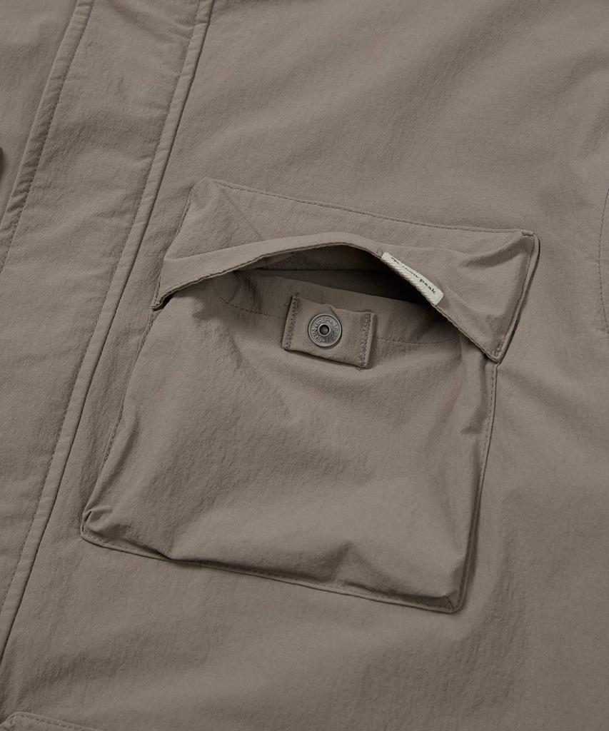 Snowpeak Apparel Root Utility Windbreaker (S24Fmrwb66) Dark Khaki