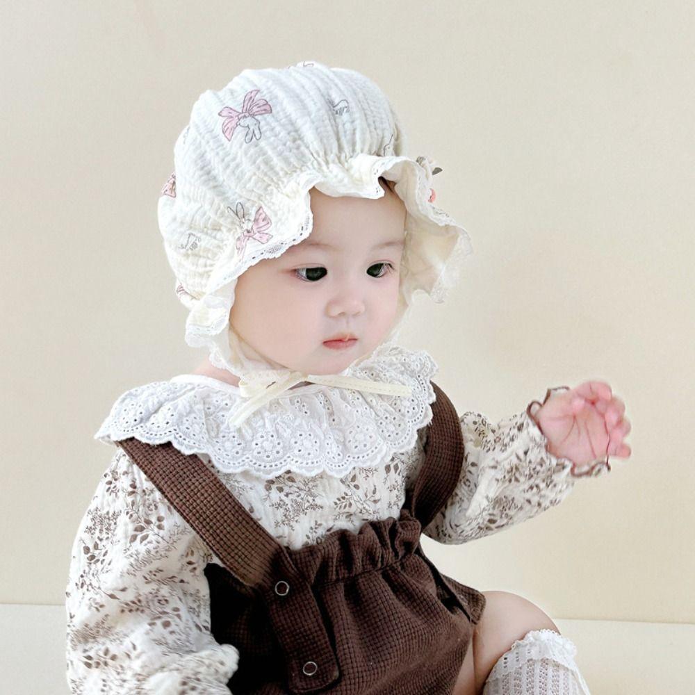 Breathable Baby Girl  Bonnet 0-12M Fisherman Hat 2025 Baby Sun Hat  Spring Autumn