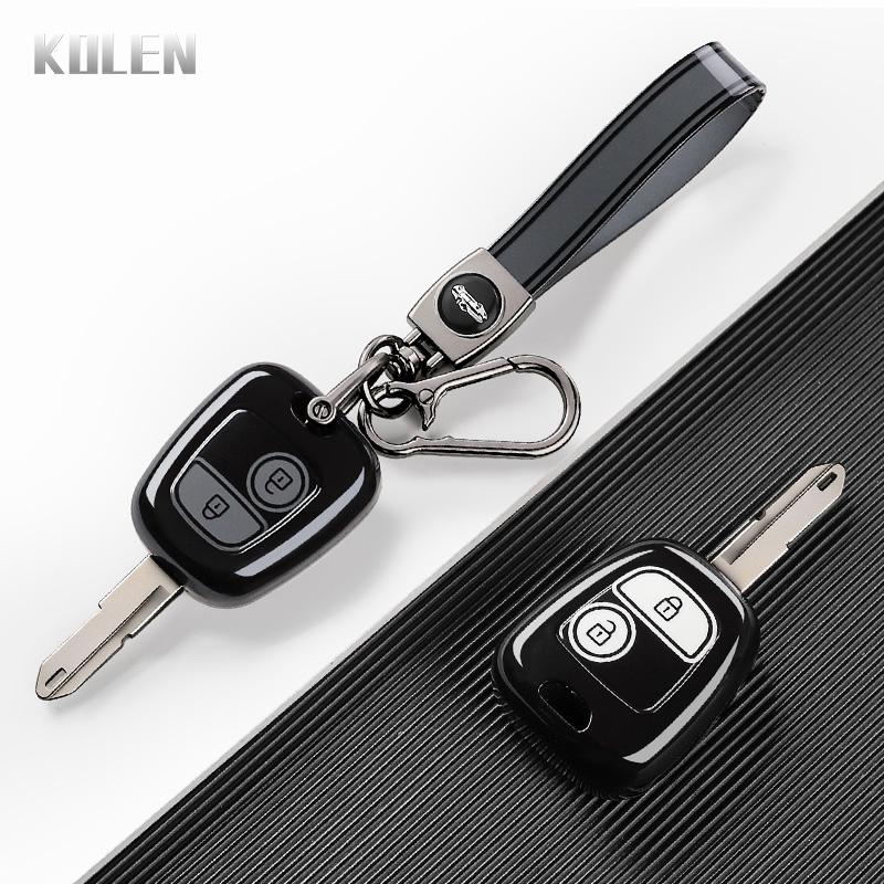 New Tpu Car Key Case Cover For Peugeot 107 206 207 307 For Citroen C1 C2 C3 C4 Toyota Aygo Protected Keychain Fob Accessories