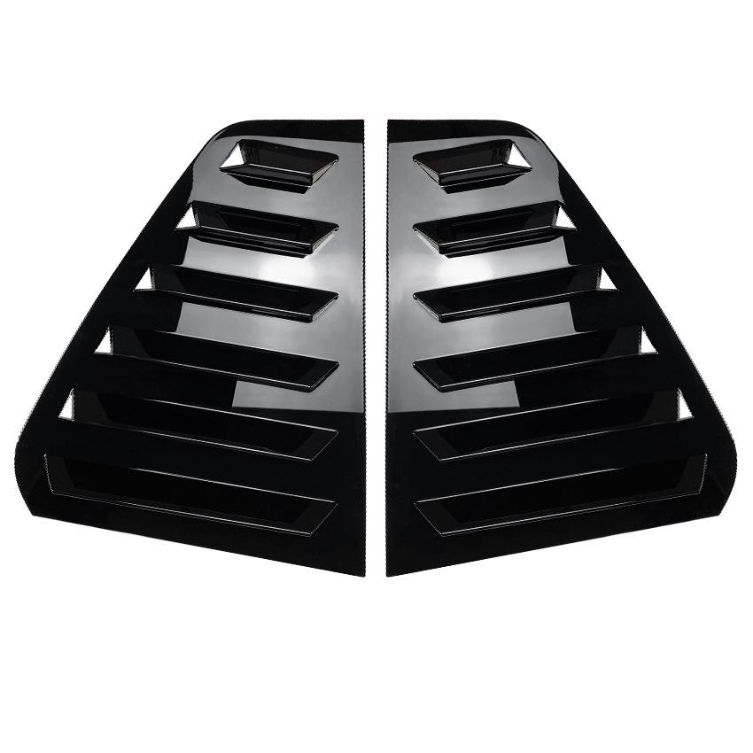 

Заднее окно автомобиля, накладка на жалюзи, боковая вентиляционная накладка, карбоновый/черный для Volkswagen Golf 6 MK6 2008-2012