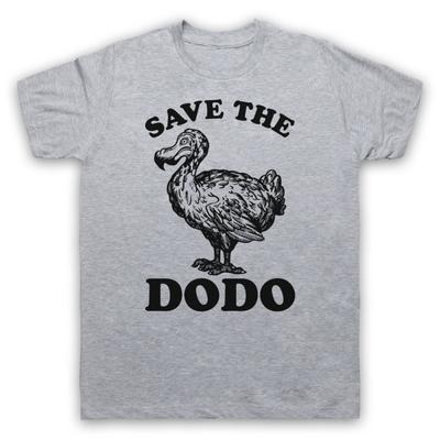 Salva al Dodo Pájaro Extinto Divertido Parodia Derechos de los Animales Camiseta para Hombre y Mujer