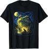 Frog Howling To Moon Frogs Howl At The Moon Parody Meme T-Shirt