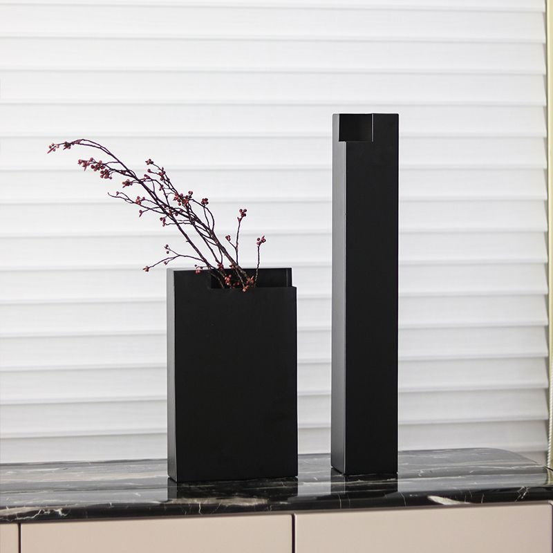 Modern Vase Decorative Vases Aesthetic Flower Bottle Interior Table Decoration Elegant Living Room Accessories Home Decorations
