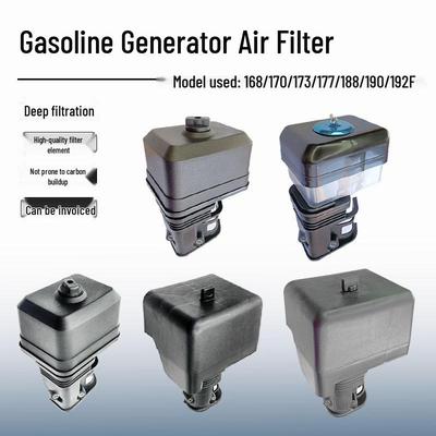 Conjunto de Filtro de Aire para Generadores de Gasolina 168F/170F y Elemento de Filtro 188F/192F, 2-3KW y 5-8KW