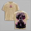 Okkotsu Yuta Jujutsu Kaisen T-Shirt Herren Damen Kleidung Anime Vintage Gewaschenes T-Shirt Sommer Harajuku Übergroßes Baumwoll-T-Shirt Kleidung