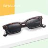SHAUNA Ins Popular Fashion Small Rectangle Women Sunglasses Retro Metal Hinge Grey Eyewear Men Shades Sun Glasses Oculos UV400