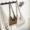 Large Capacity Fashi Boho Tote Bag Trendy Floral Crochet Handmade Knitted Bag Vintage Multicolor Hollow Out Handbag