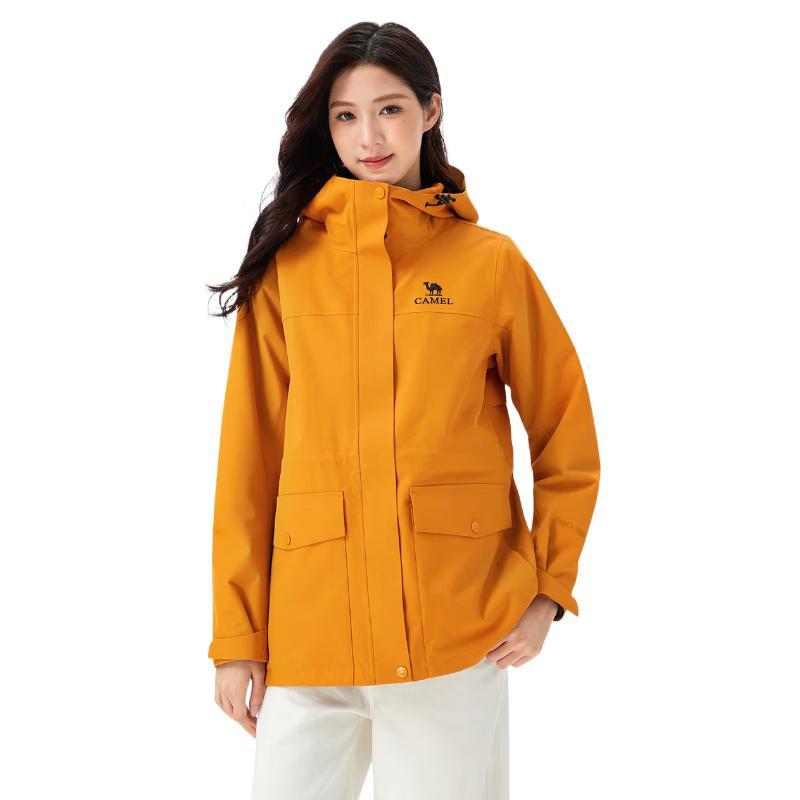 

Camel 3-in-1 Mid-Length Waterproof Windbreaker Jacket S