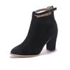 Fashion Women Boots Casual Comfortable 2025 Autumn New Female Ankle Boots Fashion Sexy Pointed Woman High-heel Short Boot Botas De Mujer