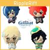 Genshin Impact Peluche Ciondolo Venti Lumine Morbido Ripieno Portachiavi Regalo