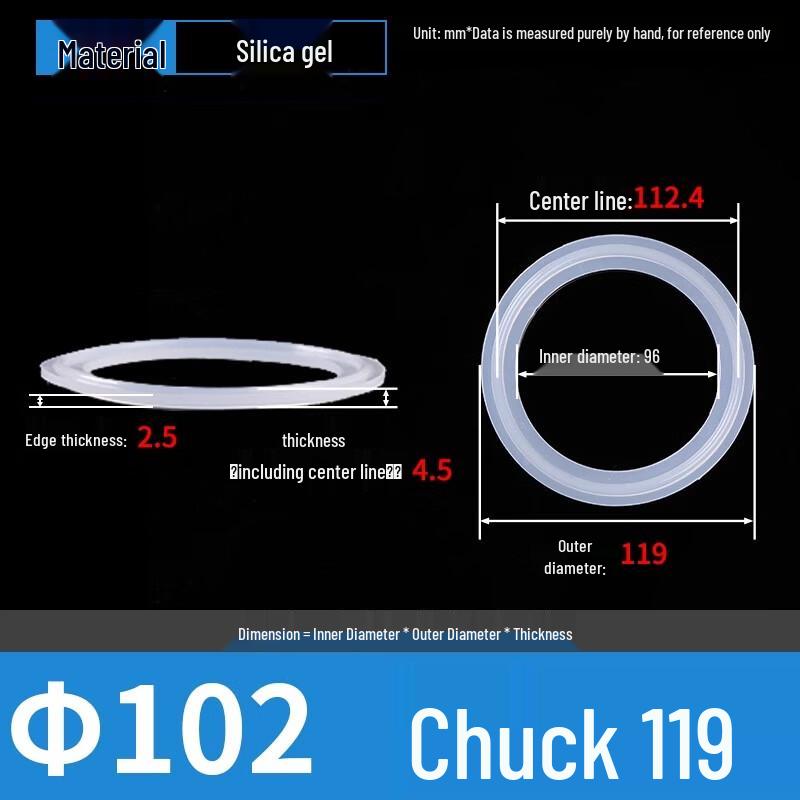 Yolan Sanitary Quick-Install Silicone Clamp Gasket