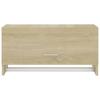 Badezimmer Wandkleiderschrank mit Kleiderstange, Klapp-Wandregal, 70x32,5x35 cm