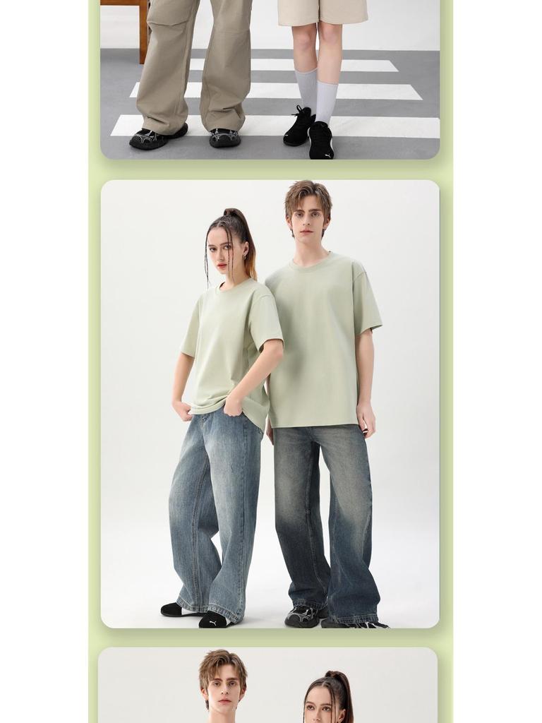 Custom Pure Cotton Short-Sleeve T-Shirt for Campus Clubs and Class Uniforms