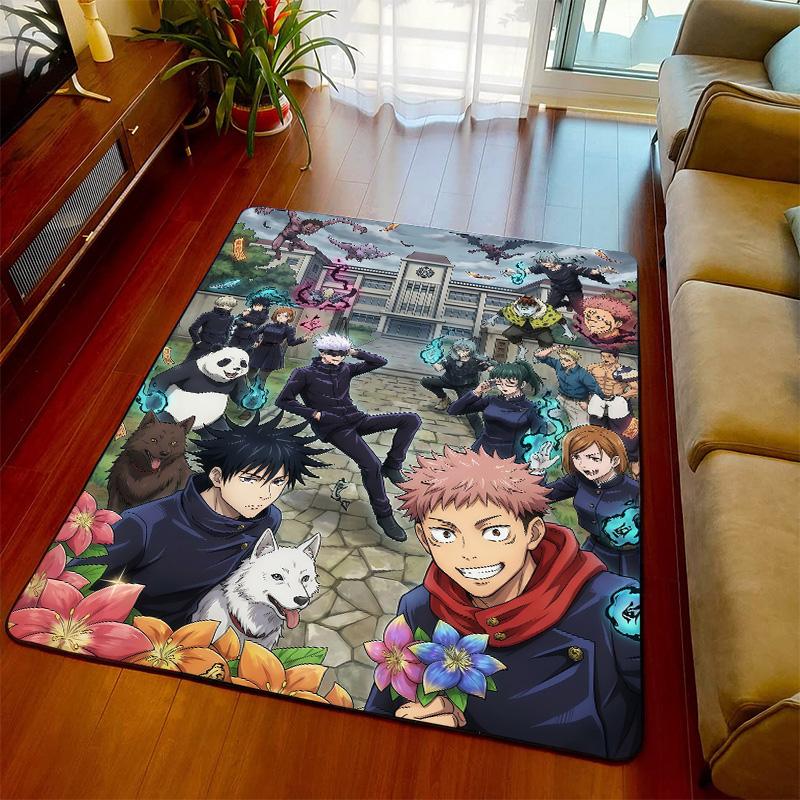 Jujutsu Kaisen Area Rug Carpet Non Slip Floor Mat Soft Bedroom Living Room Home Decor Anime Style -QJY