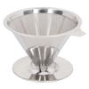 Pour Over Coffee Dripper 304 Stainless Steel Slow Drip Coffee Filter Reusable Coffee Maker Accessory