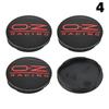 4pcs OD 56MM / ID 53MM Car Wheel Rim Center Caps HubCaps With OZ Emblem Badge Sticker OD 62MM / ID 58MM Wheel Rim Center Caps
