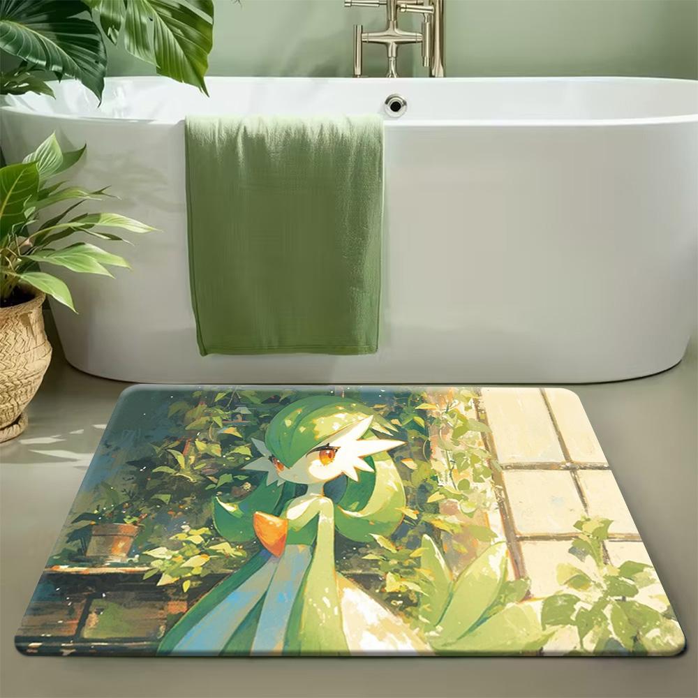 

Ice Crystal Sleeping Fox Pokemon Print Doormat Non-Slip Water Absorbent Floor Mat for Home Decor 40cm x 60cm