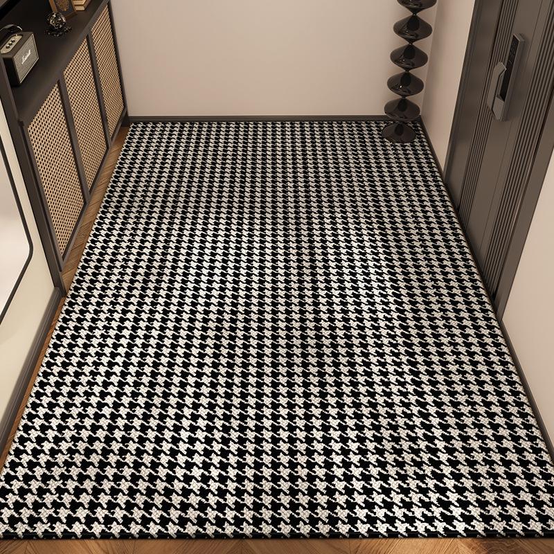 

Легкий роскошный простой коврик для входной двери, бытовой коврик для прихожей, износостойкий грязный нескользящий коврик для ног 80*120cm