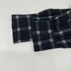 Y's YD-D25-021 Black Cotton Cupro Plaid Shirt Dress Dress 1 blackUsed