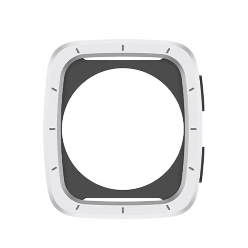 Watch Cover Full Coverage Shell for Active 2 Square/2s Scratchproof Metal Bumper Frame Case Housing Easy Installation