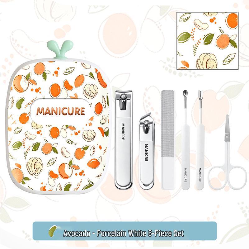 Stainless Steel Manicure Nail Clipper Set - Complete Grooming Tools Kit