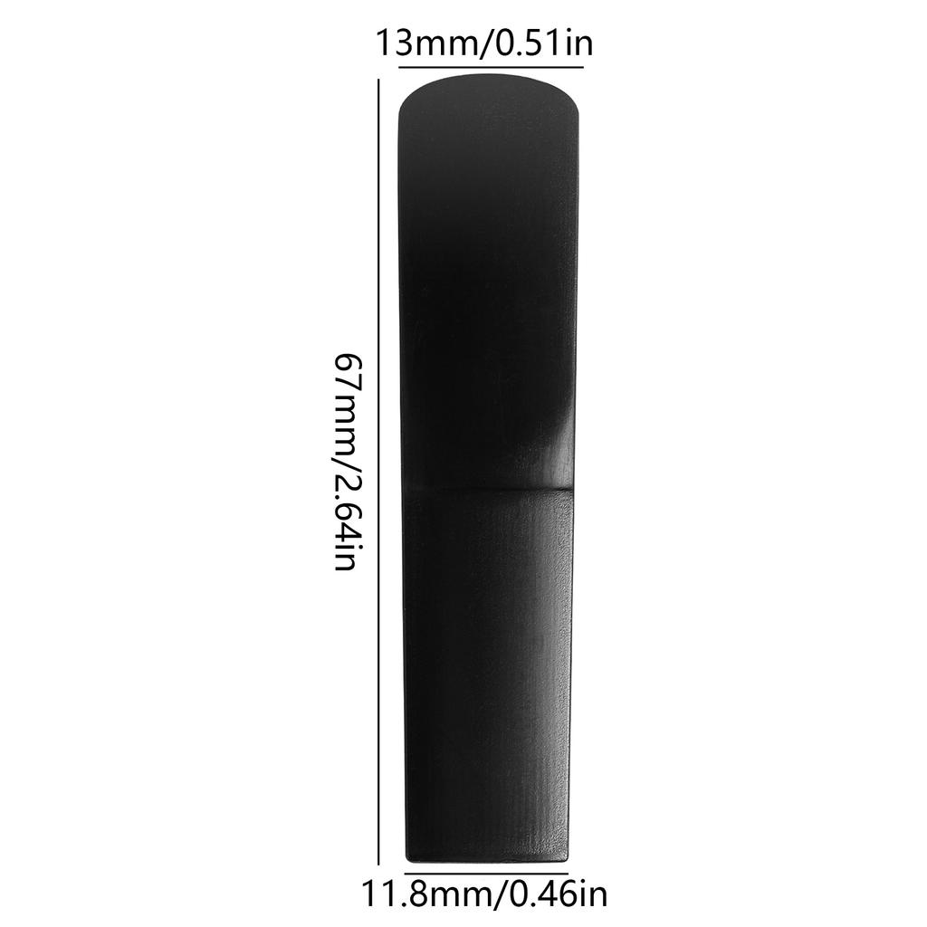 3Pcs Resin Clarinet Mouthpiece Reed Strength 1.5/2.0/2.5 Clarinet Reed Instrument Reed Woodwind Instrument Parts