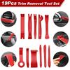 Auto Clip Pliers, 19 Pcs Trim Removal Tool Set, Fastener Terminal Remover With Plastic Pry Tools For Car Panel/Dash