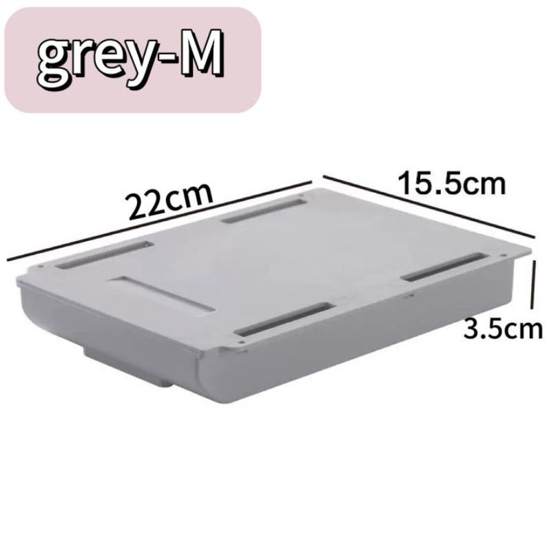 Self-Adhesive Storage Ders Desk Table Organizer Pencil Tray for Office and School Supplies Easy To Install No Tools Needed